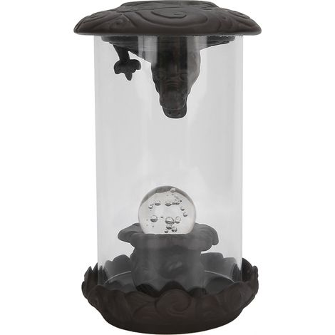 Drachen-Rückfluss-Räuchergefäß aus rotem Porzellan, kreative LED-Leuchte, Windschutzscheiben- und Heimdekoration (1/5)