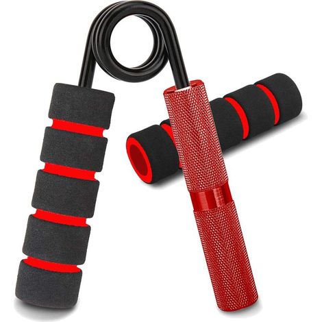 QAZQA Hand Grip Strengthener Renforcement Musculaire Bras et Rééducation Poignée d'exercice Avant-Bras Musculation Poignet 150lbs (1/5)