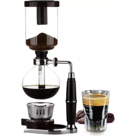 Coffee Siphon, Glass Coffee Maker, Coffee Siphon Coffee Maker, Hand Infused Coffee Maker, Portable Siphon Coffee Machine Kit, For Home And Office (1/5)