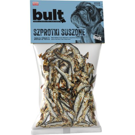 BULT masticable natural para perros, espadines secos, 150 g. (1/3)