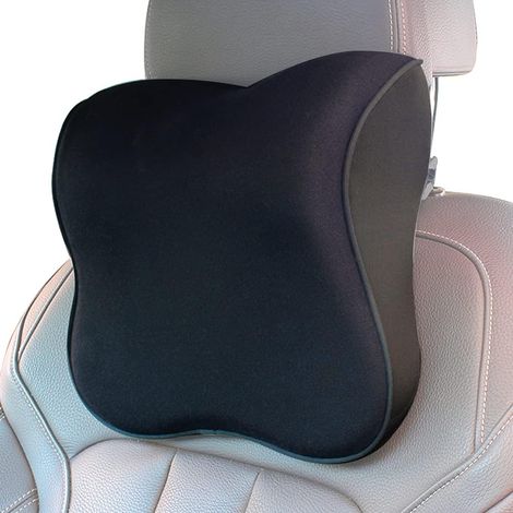 Appui tête cervical pour siège auto en mousse mémoire ergonomique avec sangle réglable et housse lavable (1/5)