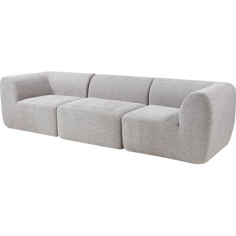 Divano/poltrona componibile 3 posti grigio 030009154