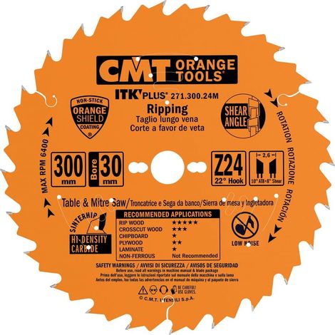 271.300.24M LAME CIRCULAIRE ITK PLUS HW 300X2.6X30 Z24 ATB+S (1/4)
