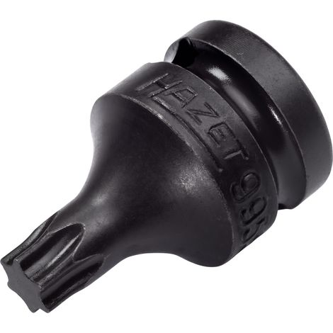 Hazet Schlag-Maschinenschrauber Schraubendreher-Steckschlüsseleinsatz 995S-T50, 1/2 (12,5 mm) Vierkant hohl, Innen TX Profil, SW T50 (1/3)