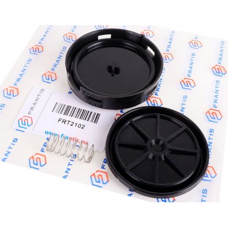 Membrana di sfiato del basamento con coperchio e molla Iveco Daily V VI 3.0 HPI 5801876896Membrana di sfiato del basamento con coperchio e molla Renault Laguna III 3.0 DCI 8200852049 (1/4)