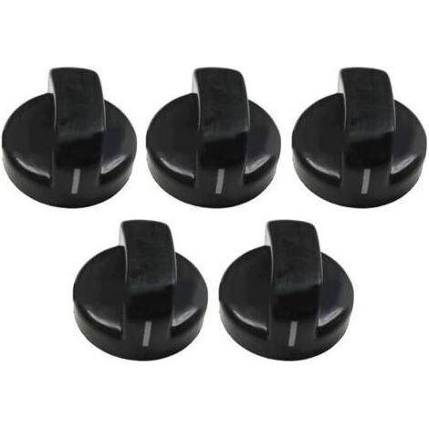 Pair Ahlsen 5PCS Bouton de cuisinière à gaz de 8 mm, boutons universels résistants à la température pour cuisinière à gaz, cuisinière à gaz, four (1/5)