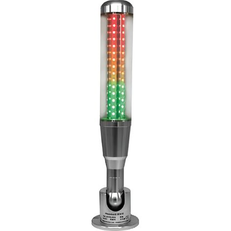 Voyant d'état de machine LED professionnel - 3 couleurs - IP20 - 24V DC MW-Tech PLS 91/3-1X3