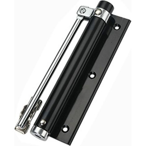 Ressort de porte en aluminium anodisé noir (Blister 1 pièce)
