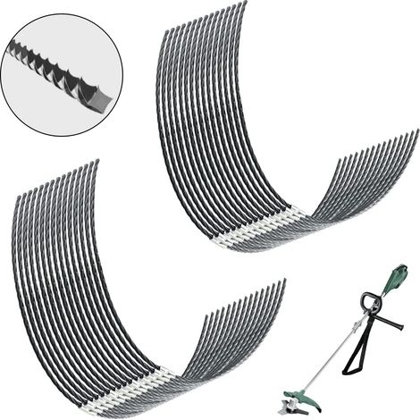Lot de 10 bobines de fil de coupe extra résistant pour débroussailleuse AFS 23-37, compatible avec débroussailleuse Bosch F016800431 (1/5)