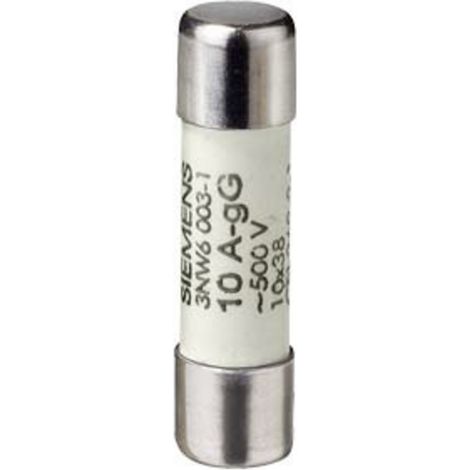 Siemens 3NW60051 Cartouche fusible cylindrique 16 A 500 V 20 pc(s)