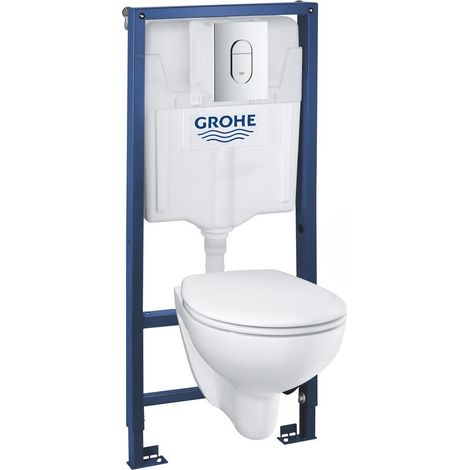 Grohe Nuovo Grohe BAU CERAMIC Classic Set per WC senza bordo (39418Classic)