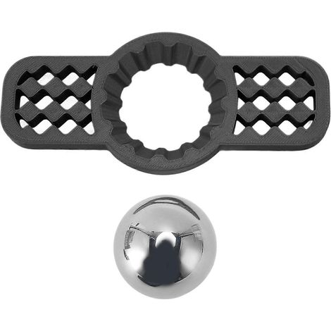 Sphère de refroidissement du café avec support amovible, en acier inoxydable, pour un arôme plus intense, réutilisable (1/4)