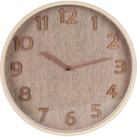 Reloj de pared beige de 38 cm (1/5)