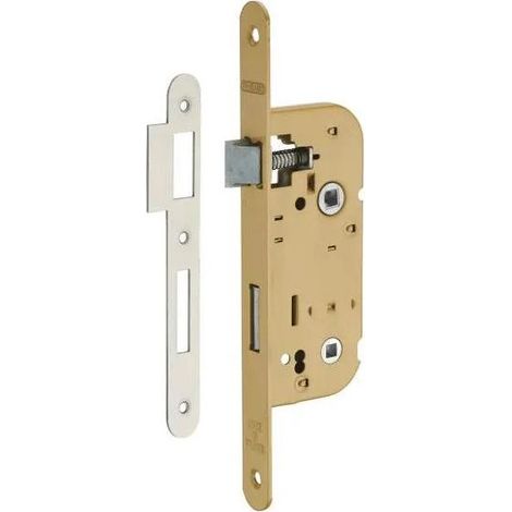 Thirard – Serrure monopoint encastrée 40 mm – À condamnation V/BR – Coffre acier embouti – Pêne et gâche acier – Finition epoxy bronze (1/2)