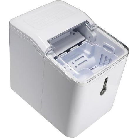 Melchioni CUBIK Machine à glaçon incornporé/sur pied 12 kg/24h 120 W Blanc