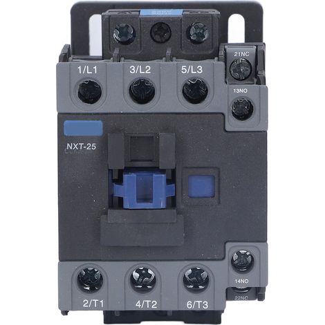 Contacteur AC 50Hz NXT-25 40A, Plastique thermodurcissable PA66, Rail DIN, Commutation automatique (1/5)