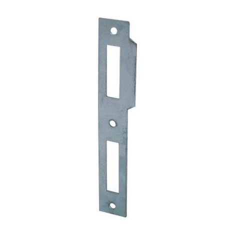 Contropiastra x serratura patent 042p bonaiti f.mm 22 b.quadro nichelato (5 pezzi) Bonaiti