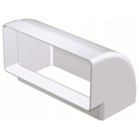 Vents – Coude de ventilation vertical 90° pour conduit plat 220x90 – Installation facile sans outils – SKU 960