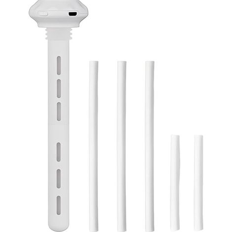 Mini humidificador USB，ultrasónico de niebla fría，sin depósito de agua，silencioso y de longitud ajustable，ideal para el hogar (1/5)