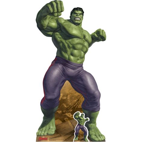Figurine en carton Mini Hulk en colère – Marvel Avengers - Haut 94 cm