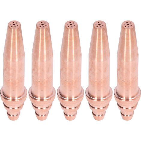 Kit d'accessoires pour chalumeau à pression égale, 5 embouts de coupe à l'acétylène G02-3 3