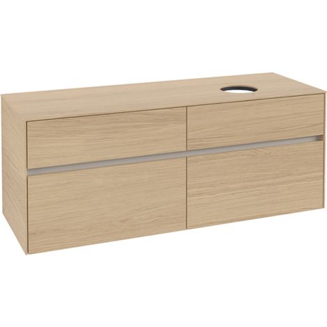Villeroy & Boch Collaro Waschbeckenunterschrank, 4 Auszüge, (1/2)