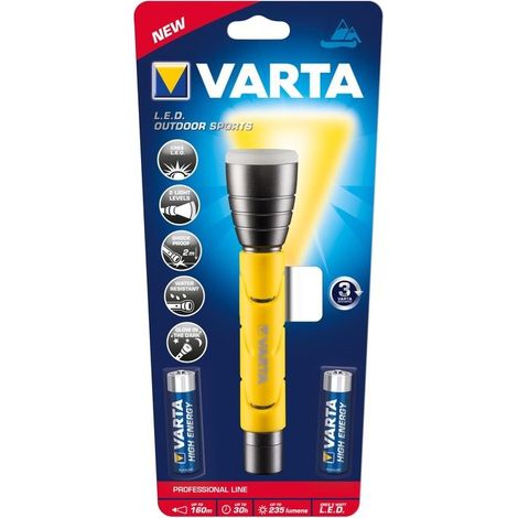 Varta Outdoor Sports F20 lampada portatile gialla 235 lumen