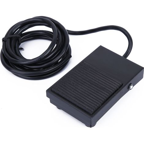 TFS‑1 Iron Shell Foot Control Pedal Switch Footswitch with 2 Meters Cable 220V (1/5)