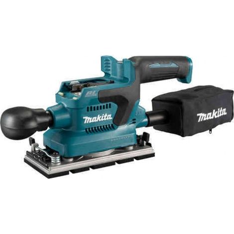Makita – Ponceuse orbitale 18V DBO381ZJU – Moteur sans balais – 3 vitesses pour bois dur et métal – Technologie XPT pour protection poussière