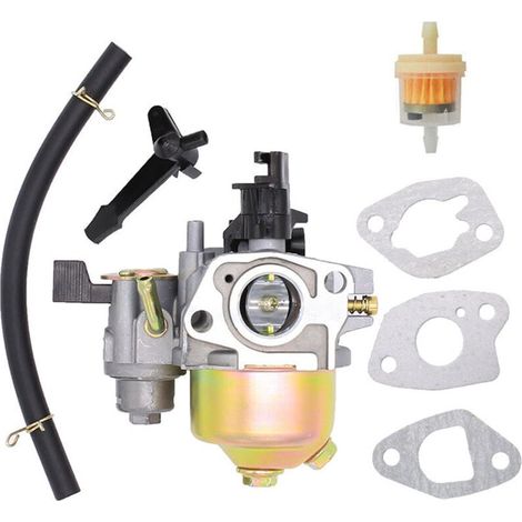 KINZON GX160 Carburateur pour Honda GX120 GX160 GX168 GX200 5.5 hp moteur Remplace 16100-ZH8-W61 16100-ZH7-W51 avec Joint (1/5)