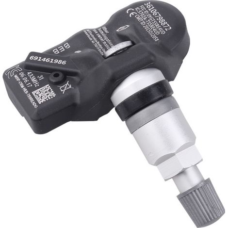 Vehicle modification with integrated tire pressure sensor 36106798872, tire monitoring and high temperature alarm, one unit.--DTEKGAZ (1/4)