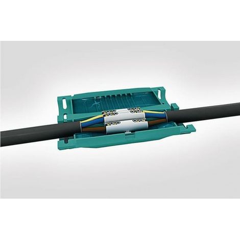 Manicotto cavo HellermannTyton gel isolante verde 9-16 mm (1/6)