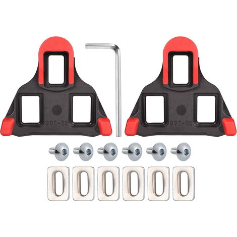 DOLASO Rennrad-Stollen für Fahrradschuhe, Fahrrad-Stollen, Schuhstollen, Rennrad und Peloton-Clip-Set für Specialized-Fahrradschuhe (1/5)