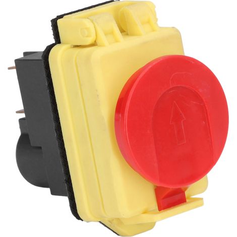 Interrupteur électromagnétique industriel étanche 250 V, bouton-poussoir marche/arrêt pour machine de découpe (1/5)
