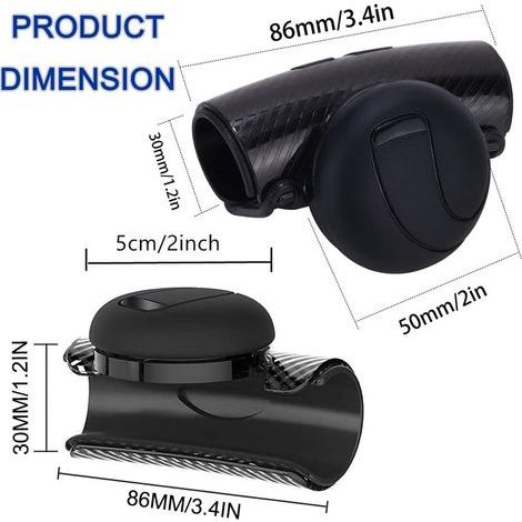 Geeignet für drehbare Lenkräder - 360-Grad-Universal-Lenkradgriff für Pkw, SUVs und Lkw. (1/5)
