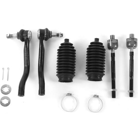 6pces Biellettes de direction Avant Intérieur Extérieur Kit EV800356 Remplacement pour Honda Civic 1992‑1995 Tous Modèles (1/5)