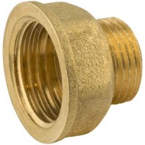 Prolunga esagonale ridotta in ottone MH - M1" - H1 1/2", GENIL.