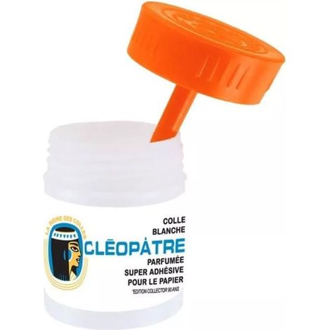 Colle végétale Cléopâtre 35g – Spatule incluse – Parfum agréable – Pour papier – Fabrication française (1/4)