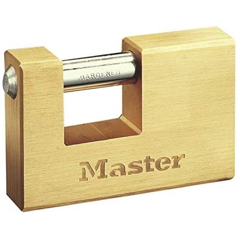 Master Lock 608EURD candado robusto de latón dorado (1/4)