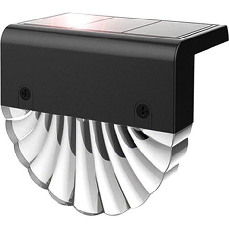 Solarleuchte für den Außenbereich, Garten, LED-Außenwandbeleuchtung, 2 Stück, Warmweiß + RGB-Farbe, Solarzaunleuchten für Wand, Zaun
