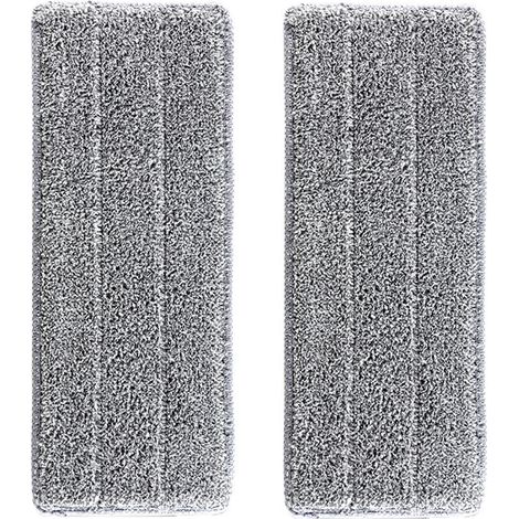 Tête de balai en microfibre, housse de rechange pour balai à franges, tête de balai plate, chiffon de nettoyage en microfibre, 33 x 12 mm