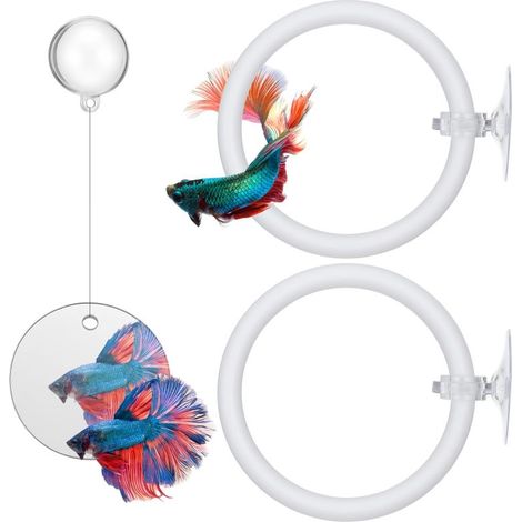 Irovami Accessoires aquarium – anneaux, ventouses, miroir, câble (1/5)