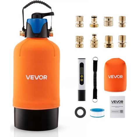 Deionisiertes Wassersystem für Autowäsche 1514 L, Wasserdeionisierer für Autowäsche mit 10L Gemischten DI-Harz-Filtern Handgriff, Deionized Autowaschanlage mit Bypass-Ventil für KFZ Motorrad (1/5)