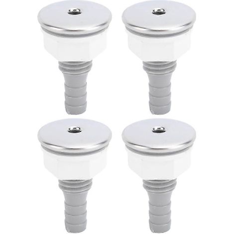 Lot de 4 buses à bulles d'air pour baignoire spa en PVC, buses droites pour accessoires de piscine - Yvan (1/5)