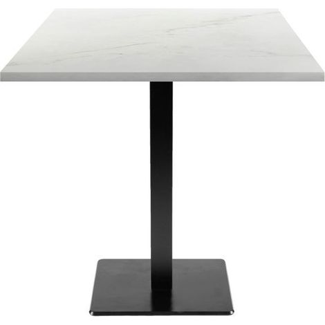 Table 70 x 70 cm - modèle Milan marbre paros