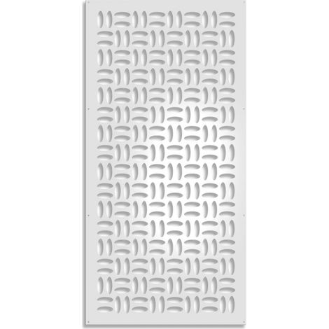 CHIPS - Pannello in PVC traforato - Parasole - Misura: 73x148 cm - Colore: bianco (1/2)