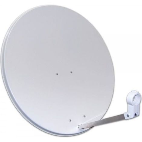 Parabole Satellite Acier 80 cm blanche - Compatible Astra Canal+ Canalsat