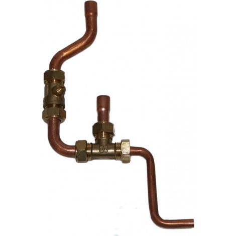 Neuinstallationssatz, Tüllen plus Wasserhähne für Fluendo Plus (but/pro)