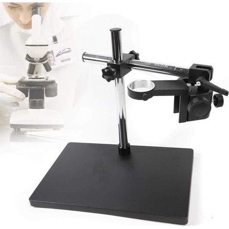 Support en alliage d'aluminium pour microscope, support de microscope numérique, trépied de levage de 10 à 265 mm, support de table, outil de microscope numérique