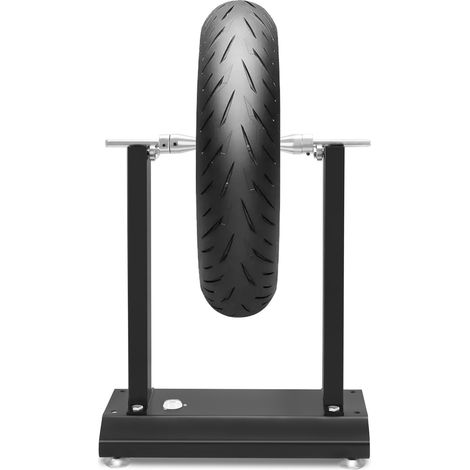 AUFUN Motorcycle Balancing Machine, équilibrer la Rive de pneus de Moto de chèvre, pour Presque Toutes Les Jantes de Moto et de Scooter, 40x19x50cm (1/5)
